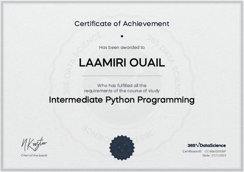 Intermediate Python Programming