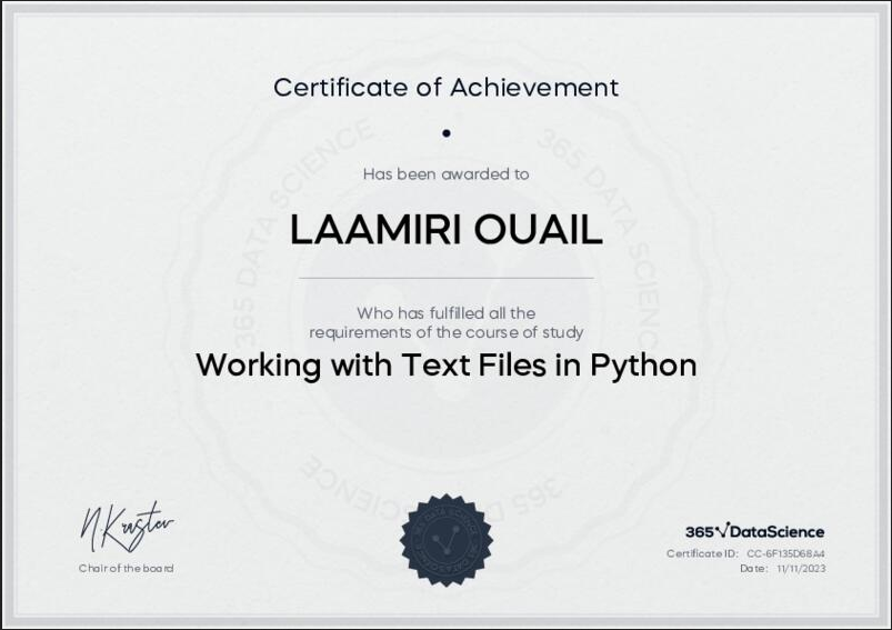 Working with Text Files in Python