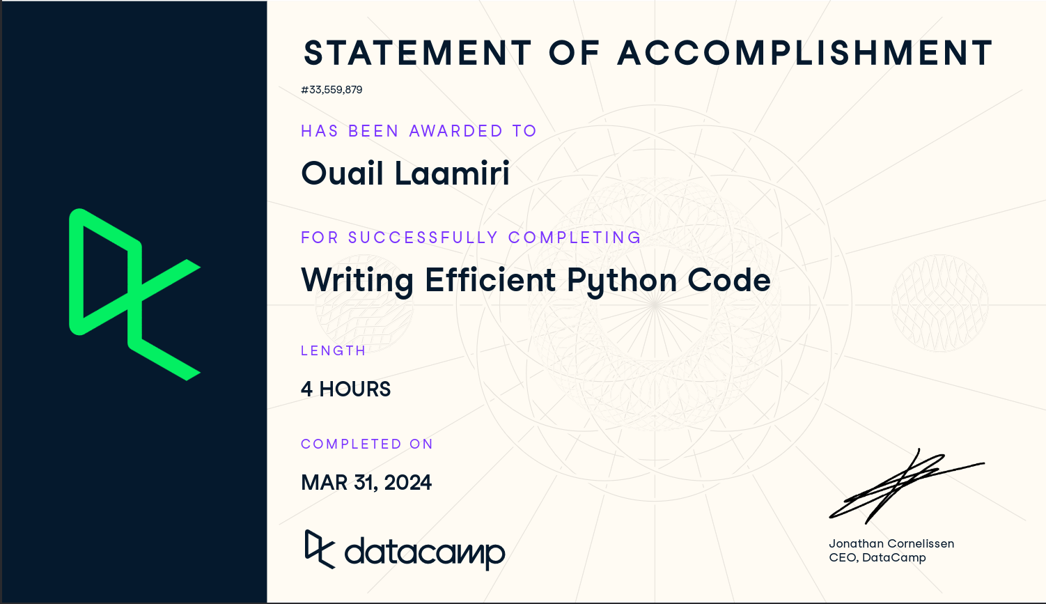 Writing Efficient Python Code